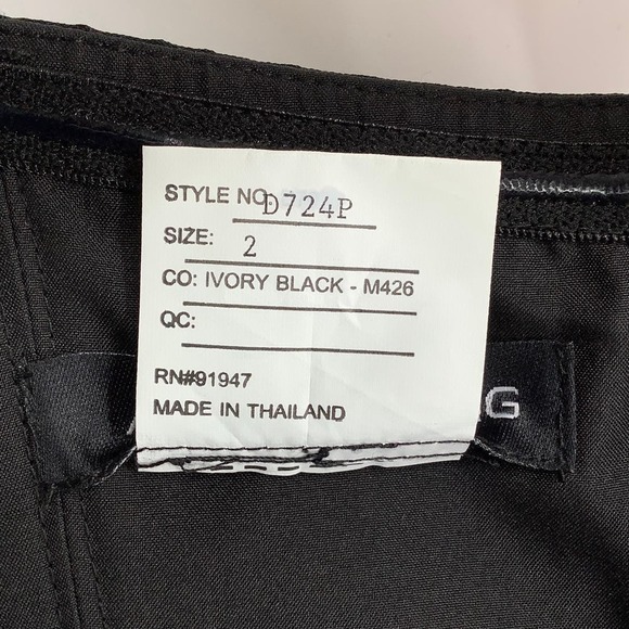 NEW! Alfred Sung Size 2 Strapless Sweetheart Stripe Dress Gown $242 msrp I24-8 - Picture 6 of 11